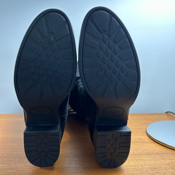 New Stunning Born Black Suede Tall Boots - Picture 10 of 12